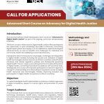 Advanced Short Course on Advocacy for Digital Health Justice